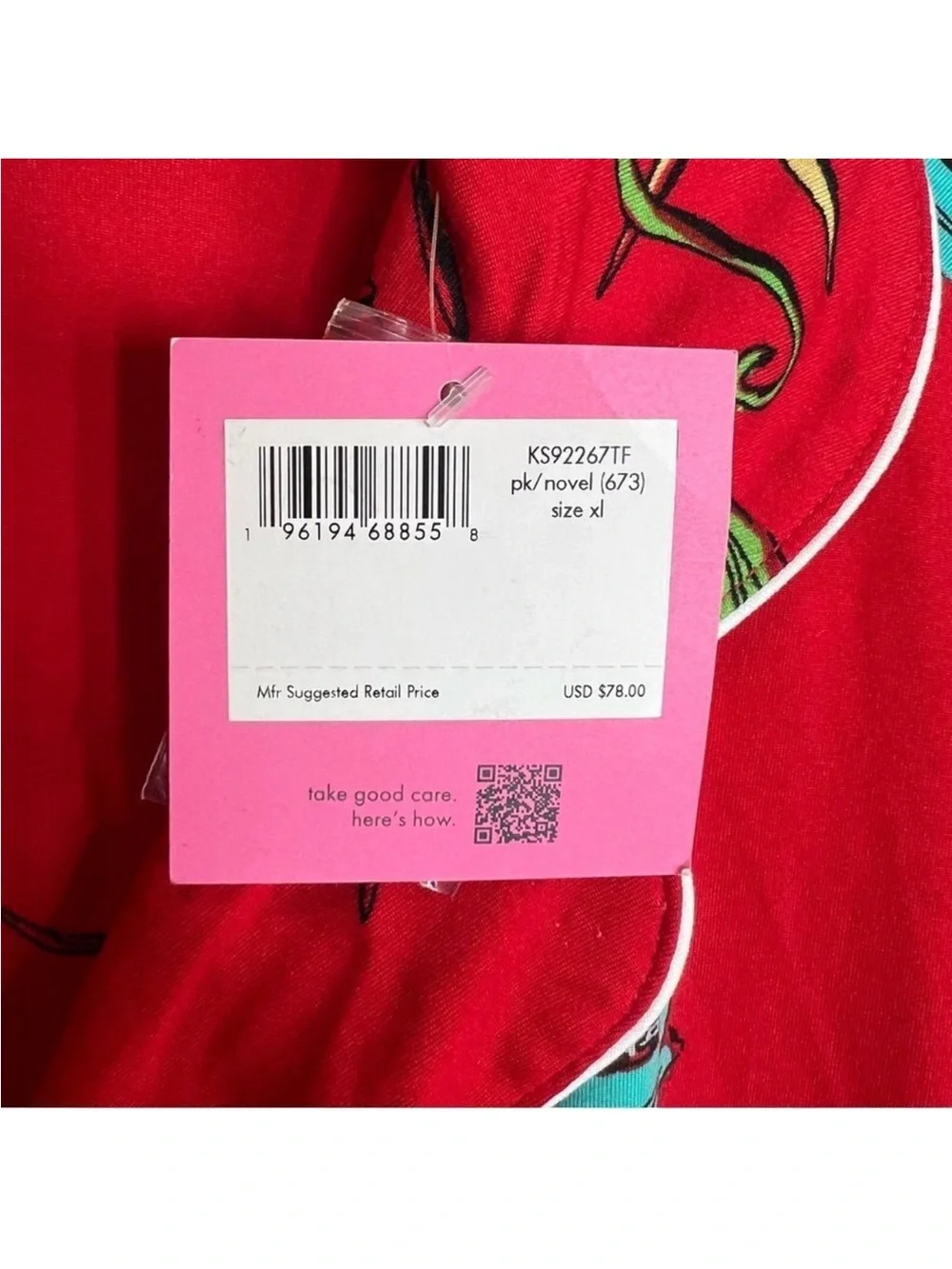 kate spade Red Holiday Print Pajama Set